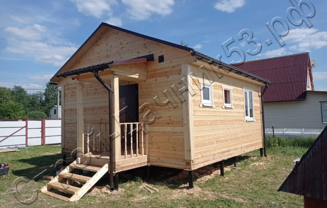 1 Брусовой дом  ОД-34, 6х6м, 37М², Московская область, Истринский район, СНТ «Новатор» (3)